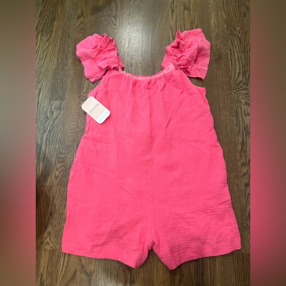 NWT Ces Femme DressUp Radiant Flair Hot Pink Romper Lined Size Medium - Picture 8 of 15